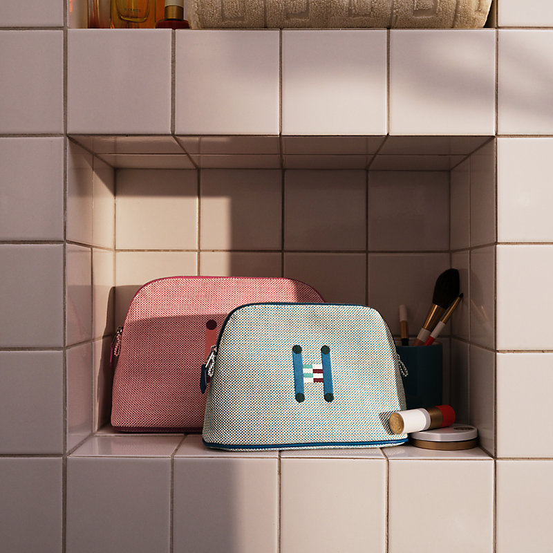 Bolide Crazy H case, medium model - Green | Hermès USA